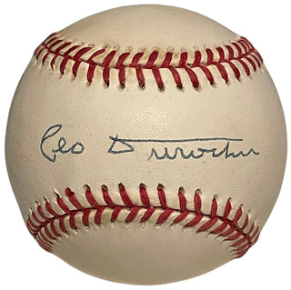 Leo Durocher Autographed Official National League William D. White Baseball (JSA)