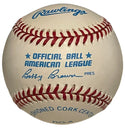 Earl Weaver Autographed Official American League Bobby Brown Baseball