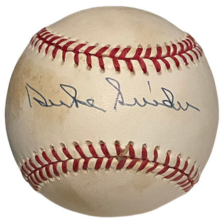 Duke Snider Autographed Official National League William D. White Baseball (JSA)