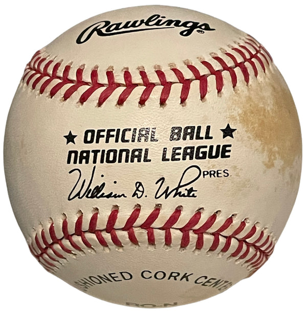 Duke Snider Autographed Official National League William D. White Baseball (JSA)