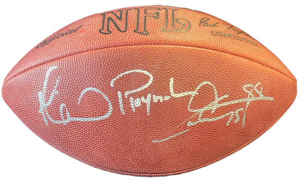 Michael Playmaker Irvin Autographed Official NFL Football (JSA)