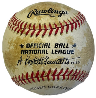 Willie Mays Autographed Official National League Bart Giamatti Baseball (JSA)