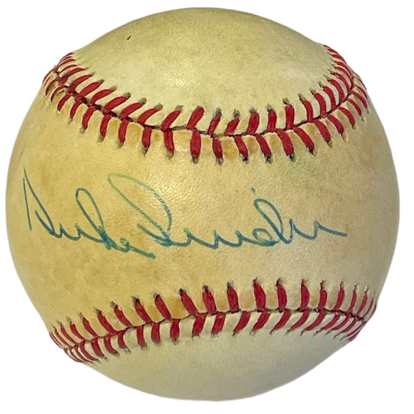 Duke Snider Autographed Official National League Bart Giamiatti Baseball (JSA)