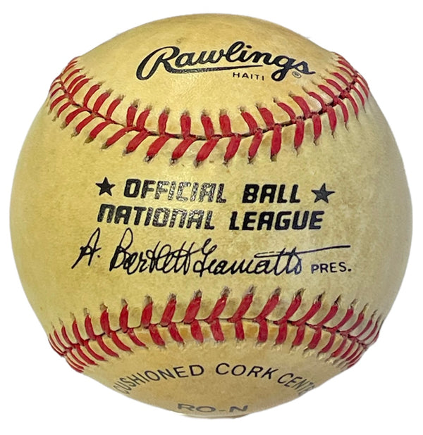 Duke Snider Autographed Official National League Bart Giamiatti Baseball (JSA)