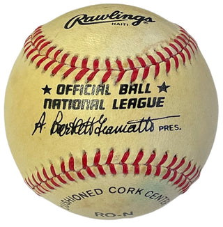 Doc Gooden Autographed Official National League Bart Giamiatti Baseball (JSA)