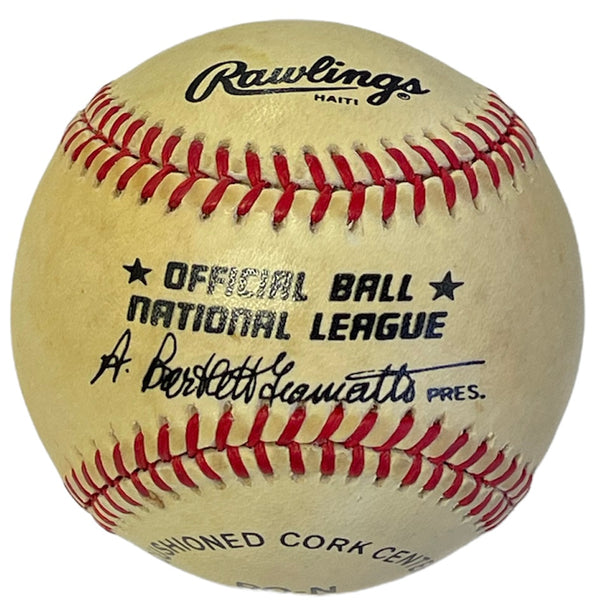Doc Gooden Autographed Official National League Bart Giamiatti Baseball (JSA)