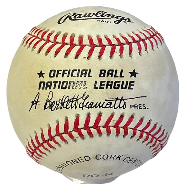 Steve Carlton Autographed Official National League Bart Giamatti Baseball (JSA)