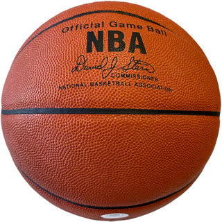 Bill Russell Autographed 30th Anniversary Leather Basketball (JSA)