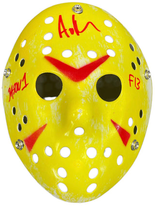 Ari Lehman "Jason 1 & F13" Autographed Jason Plastic Mask (JSA)