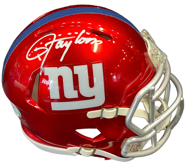 Lawrence Taylor Autographed New York Giants Flash Mini Helmet (JSA)