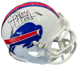 Jim Kelly "HOF 02" Autographed Buffalo Bills Mini Helmet (JSA)