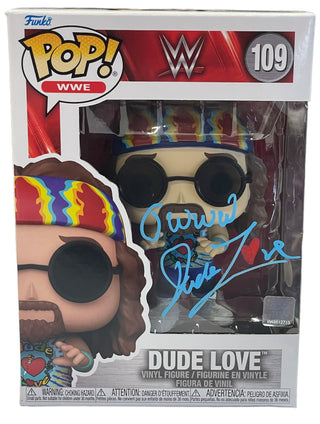 Mick Foley Autographed Dude Love Funko Pop (JSA)
