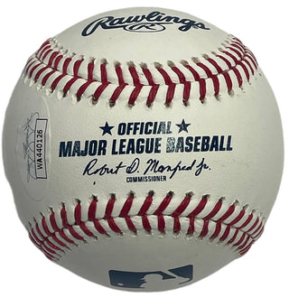 Pete Rose "4256" Autographed Official Major League Baseball (JSA)