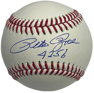 Pete Rose "4256" Autographed Official Major League Baseball (JSA)