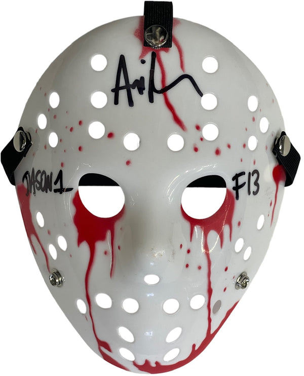 Ari Lehman "Jason 1 & F13" Autographed Jason Plastic Mask