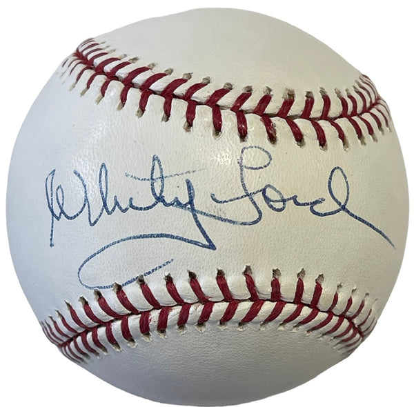 Whitey Ford Autographed Official Major League Baseball (JSA)