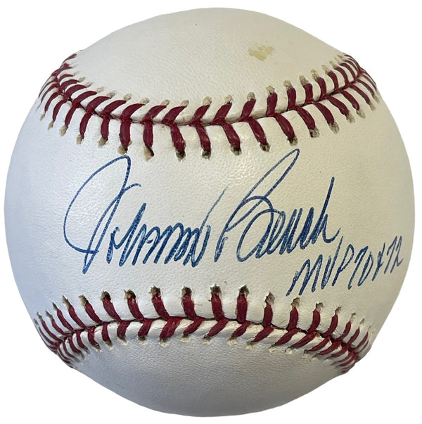 Johnny Bench Autographed Official Major League Baseball (JSA)