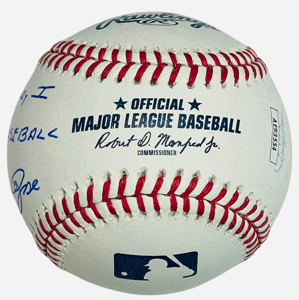 Pete Rose "I'm Sorry I Bet on Baseball" Autographed Baseball (JSA)