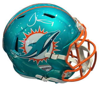 Tyreek Hill Autographed Miami Dolphins Flash Replica Full Sized Helmet (BGS)