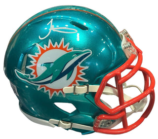 Tyreek Hill Autographed Miami Dolphins Flash Mini Helmet (BGS)