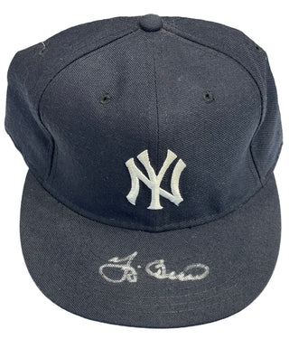 Yogi Berra Autographed New York Yankees Hat (JSA)