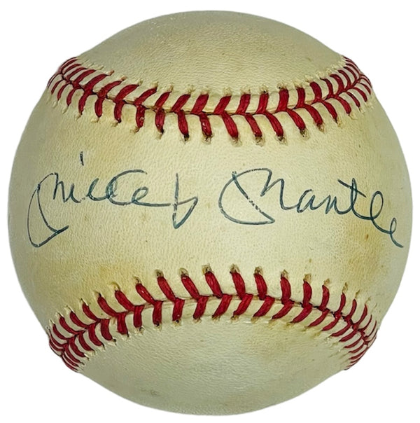 mickey mantle signed