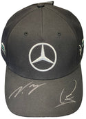 Lewis Hamilton & Valtteri Bottas Autographed Mercedes F1 Hat (JSA)