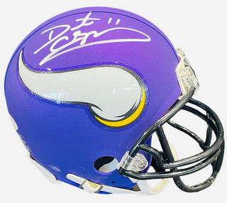 Daunte Culpepper Autographed Minnesota Vikings Mini Helmet (JSA)