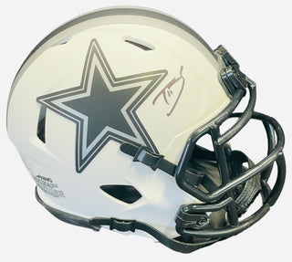 Trevon Diggs Autographed Dallas Cowboys Lunar Eclipse Mini Helmet (JSA)