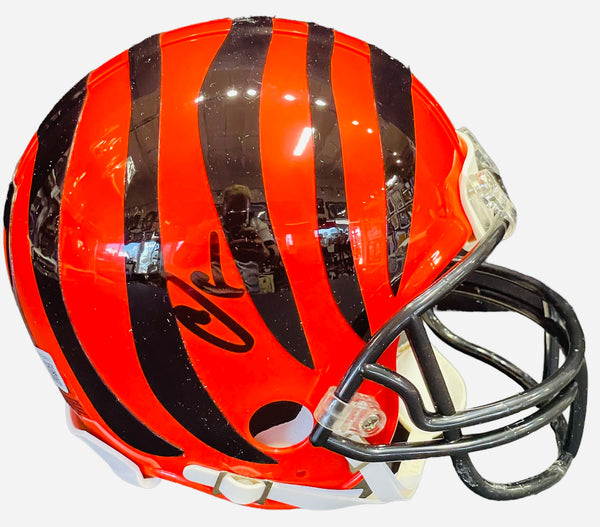 Chad Johnson Autographed Cincinnati Bengals Mini Helmet (JSA)