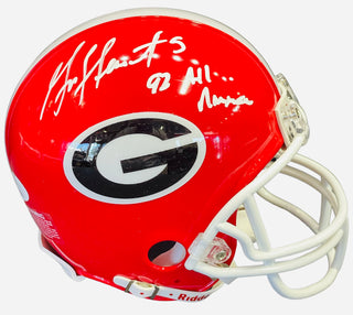 Garrison Hearst "92 All American" Autographed Georgia Bulldogs Mini Helmet (JSA)