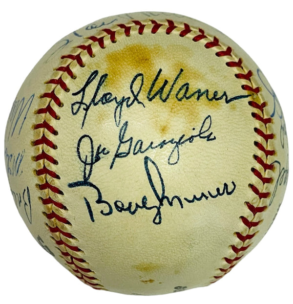 Hall of Famers & Stars Autographed Baseball (JSA)