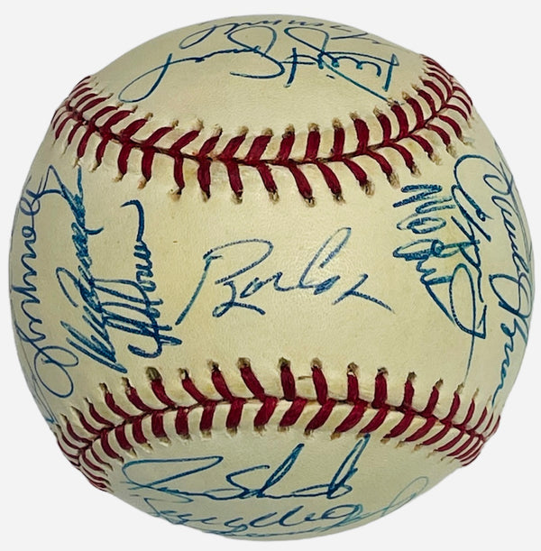 1995 Atlanta Braves Autographed 1995 World Series Baseball (JSA