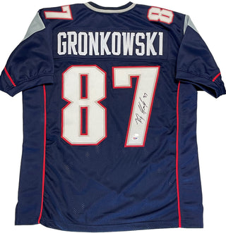 Rob Gronkowski Autographed New England Patriots Jersey (PSA)