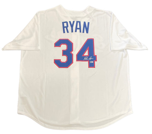 Nolan Ryan Autographed Texas Rangers Authentic Jersey (AIV)