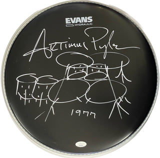 Artimus Pyle Autographed Evans Hydraulic Black Drumhead (JSA)