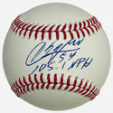 Aroldis Chapman "105.1 MPH" Autographed Baseball (JSA)