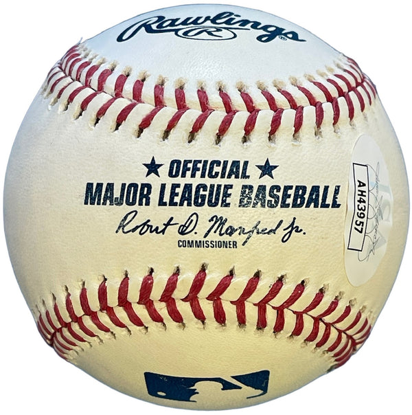 Delvin Perez Autographed Official Major League Baseball (JSA)