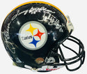 Pittsburgh Steelers Legends Autographed Pittsburgh Steelers Authentic Full Sized Helmet (JSA)