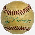 Joe DiMaggio Autographed National League Charles Feeney Baseball (JSA)