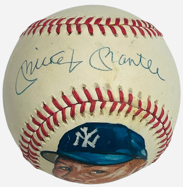 MICKEY MANTLE AUTOGRAPHED HAND SIGNED BASEBALL