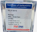 Willie Mays Autographed Baseball (PSA)