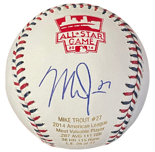 Mike Trout 2022 Major League Baseball All-Star Game Autographed