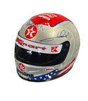 Mario and Michael Andretti Autographed Mini Indycar Racing Helmet (JSA)