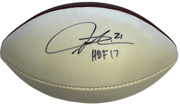 LaDainian Tomlinson Autographed White Panel Wilson Football (JSA)