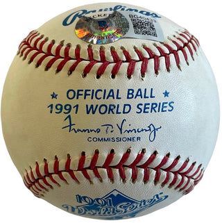 John Thompson Autographed Official 1991 World Series Baseball (Beckett)