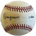 Margaret Thatcher UK Prime Minister Autographed Baseball (Beckett)