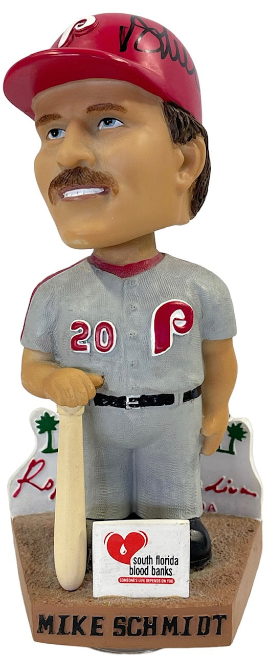 Mike Schmidt Autographed Bobble Dobbles Bobble Head Doll Philadelphia Phillies (JSA)