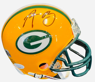 Aaron Rodgers Autographed Green Bay Packers Mini Helmet (JSA)