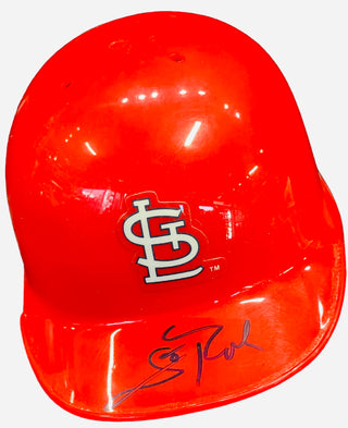 Scott Rolen Autographed St. Louis Cardinals Mini Helmet (JSA)
